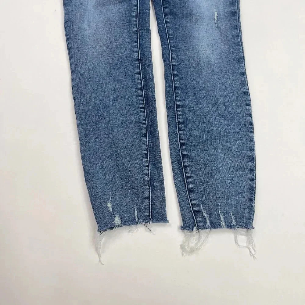 PISTOLA Women’s Arielle Skinny Jeans Scissor Cut Raw Hem Light Wash deni… - Picture 13 of 13